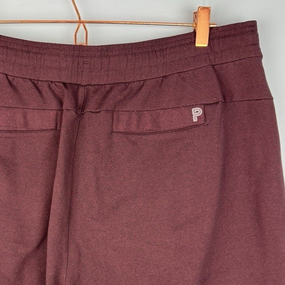 Public Rec Daymaker Pants Mens Maroon Red Zip Pocket Drawstring Size 40‎ / 32